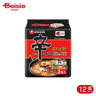 農心 辛ラーメン ブラック 3食 12個