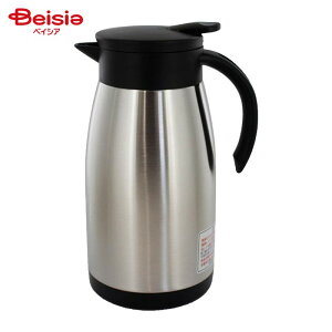 パール金属 ステンレス製 卓上用 まほうびん テーブルポット 保冷保温対応(HOT&COOL) 1.0リットル SMART CHOICE 片手で使えるプッシュレバー式 HB-5280