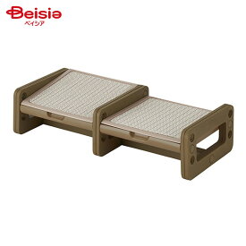 ペティオ 高さも角度も変えられる 食事台 猫用 ペット | 猫 食事台 高さ調整 角度調整 食器台 キャットフード シニア猫 介護 食べやすい 傾斜 餌入れ 水入れ