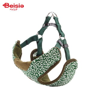 ペティオ 犬雅 唐草ベストハーネス S グリーン ペット | 犬 ハーネス ベスト 唐草 小型犬 和柄 おしゃれ かわいい 胴輪 お散歩 お出かけ Sサイズ グリーン