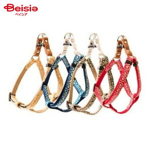 リードッグ 唐草カンタンハーネス SS オリーブ ペット | 犬 ハーネス 唐草 簡単 SS オリーブ 和柄 おしゃれ 可愛い 小型犬 ペット用品