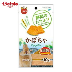 マルカン 野菜のおたより かぼちゃ ML-87 10g ペット | 小動物 おやつ かぼちゃ 無添加 国産 ハムスター うさぎ モルモット デグー チンチラ フード エサ 餌 ML-87