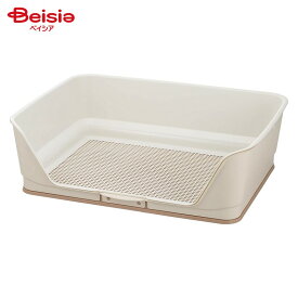 リッチェル お掃除簡単ステップ壁付トイレ ワイド アイボリー ペット