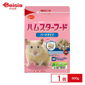 日本ペットフード ハムスターフード ハムスターフード ハードタイプ 600g×1個 ペット | ニッパイ ハムスターフード ハードタイプ 600g ハムスター 餌 エサ ペレット