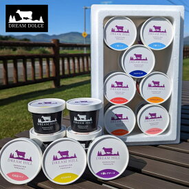 ドリームヒル ドルチェ ジェラート ハッピーフレーバーセット | ジェラート ドリームヒル デザート スイーツ 天然素材 手作り フレーバー アイスクリーム 冷たいデザート 限定