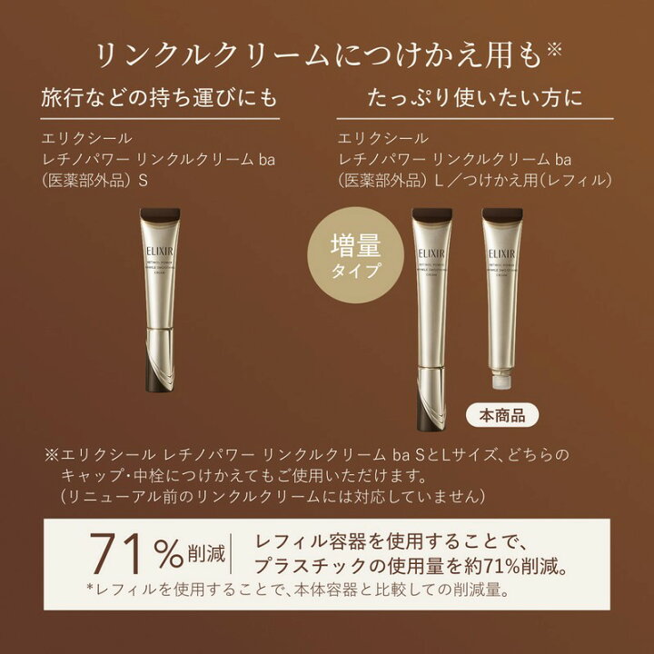 楽天市場】資生堂 エリクシールシュペリエル レチノパワー リンクル 