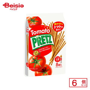 江崎グリコ トマト プリッツ 110g×6個 | 駄菓子 おやつ 子供 お菓子 おつまみ 懐かしい 駄菓子屋 詰め合わせ 人気 お徳用 お祭り 縁日 景品 自治会 町内会 子ども会 まとめ買い