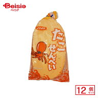 イケダヤ製菓 たこせんべい (7枚入)×12袋 | タコせんべい たこせん 駄菓子 お菓子 おやつ おつまみ 景品…