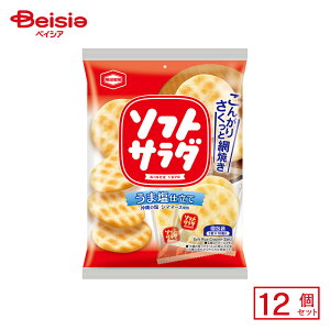 亀田製菓 ソフトサラダ 20枚(2枚×10個包装)×12個 | 駄菓子 おやつ 子供 お菓子 おつまみ 懐かしい 駄菓子屋 詰め合わせ 人気 お徳用 お祭り 縁日 景品 自治会 町内会 子ども会 まとめ買い