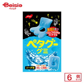 ノーベル製菓 ぺタグー ソーダ 50g×6個 | 駄菓子 おやつ 子供 お菓子 おつまみ 懐かしい 駄菓子屋 詰め合わせ 人気 お徳用 お祭り 縁日 景品 自治会 町内会 子ども会 まとめ買い