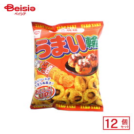 リスカ うまい輪 たこ焼味 75g×12個 | 駄菓子 おやつ 子供 お菓子 おつまみ 懐かしい 駄菓子屋 詰め合わせ 人気 お徳用 お祭り 縁日 景品 自治会 町内会 子ども会 まとめ買い
