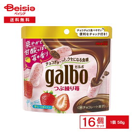 明治 ガルボ つぶ練り苺 58g×8個×2 | 駄菓子 おやつ 子供 お菓子 おつまみ 懐かしい 駄菓子屋 詰め合わせ 人気 お徳用 お祭り 縁日 景品 自治会 町内会 子ども会 まとめ買い