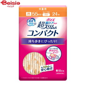 日本製紙クレシア ポイズ 肌ケアパッド 超スリム＆コンパクト 中量用 24枚