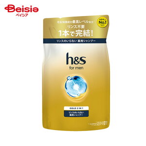 P��G �W���p�� HS For Men �S�[���h 2in1 �V�����v�[�߂��� (300ml)