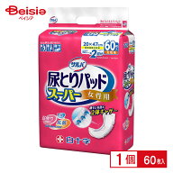 白十字 サルバ 尿とりパッド スーパー 女性用 60枚 | 医療費控除対象商品 パッドタイプ 尿取りパッド 交…