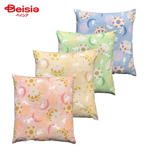 JOYDREAMDESIGN ���z�c�J�o�[ �􂦂� �܂肤���� �u���[/�O���[��/�x�[�W��/�s���N 55×59cm 1�� �^�c�~
