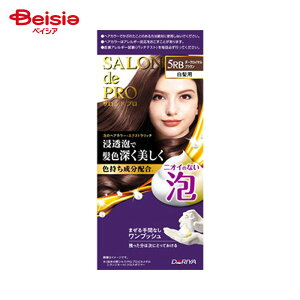 ダリヤ サロンドプロ 泡のヘアカラーエクストラリッチ5RB 1個 | 泡 ヘアカラー 自宅 ヘアカラー セルフ 簡単 時短 市販 セルフカラー ヘアカラーキット 白髪染め