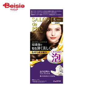 ダリヤ サロンドプロ 泡のヘアカラーエクストラリッチ5 1個 | 泡 ヘアカラー 自宅 ヘアカラー セルフ 簡単 時短 市販 セルフカラー ヘアカラーキット 白髪染め