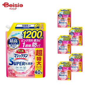 �o�X�}�W�b�N���� SUPER�A��򃍁[�Y ��X�p�E�g 1200ml×6�Z�b�g