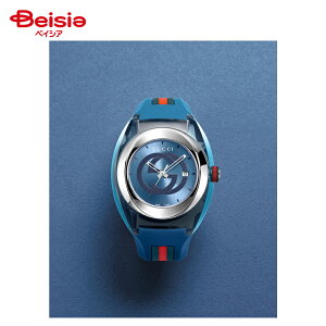 GUCCI[�O�b�`] �����Y SYNC �E�H�b�` �u���[������ �N�H�[�c �X�e�����X�X�`�[���^���������P�[�X ���o�[�o���h ���퐶���h�� YA137104A