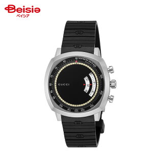 GUCCI[�O�b�`] �����Y GRIP �E�H�b�` �u���b�N������ �N�H�[�c �X�e�����X�X�`�[���P�[�X ���o�[�o���h ���퐶���h�� YA157301