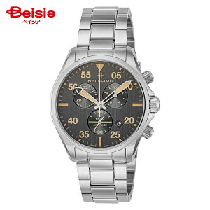 HAMILTON[�n�~���g��] �����Y �E�H�b�` KHAKI AVIATION �u���b�N������ �N�H�[�c �X�e�����X�X�`�[���P�[�X �X�e�����X�X�`�[���o���h 10�C���h�� H76722131
