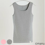 【サーモンピンクは廃番につき在庫限り】【送料無料】マアル marru タンクトップ フライス（パッドポケッ…