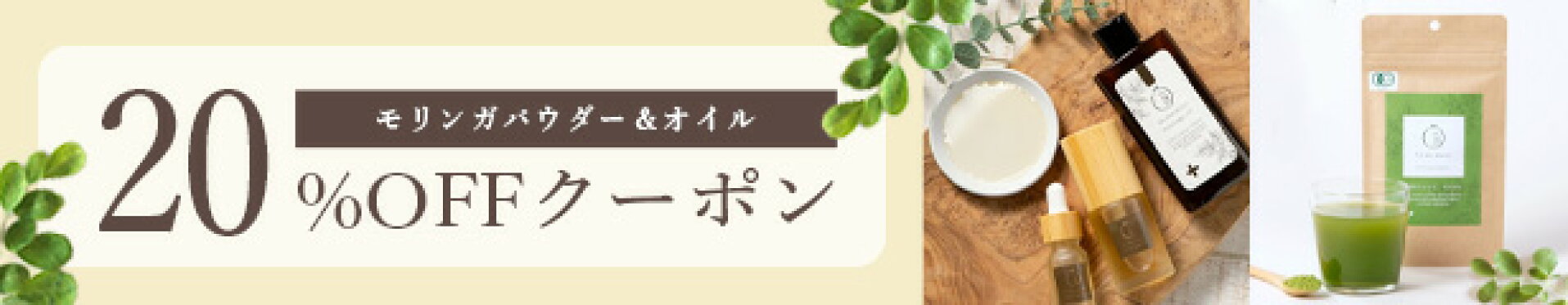 モリンガ２０％クーポン