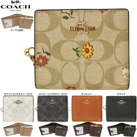 コーチ COACH ミニ財布 二つ折り 財布 ウォレット レディース ロゴ PVC レザー 小銭入れ カード入れ ICカード ケース 小物 コンパクト プレゼント