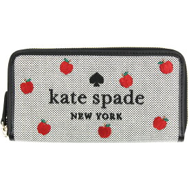 ケイトスペード Kate Spade ラウンドファスナー 長財布 財布 K8200 ウォレット レディース 小銭入れ 付き ロゴ リンゴ 誕生日 プレゼント