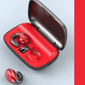 スーパーSALE期間限定P5倍★即納★【日本語音声導入・日本語取説】ワイヤレスイヤホン 骨伝導 bluetooth イヤホン ワイヤレスイヤホン bluetooth モバイルバッテリー 骨伝導イヤホン ワイヤレスイヤホン イヤーカフ イヤホン bluetooth ワイヤレス 無痛 2200mah マイク内蔵