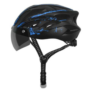 自転車 ヘルメット 高通気性 ヘルメット ロードバイク クロスバイク ゴーグル付き 大人用 ダイヤル調整 安全性 サイクルヘルメット サイクリング 軽量 流線形 インナークッション