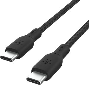 Belkin USB-C to USB-C ґgP[u 100WΉ }[d PDΉ ϋv MacBook/iPad mini/iPad Pro/iPad Air/Galaxy/AndroidX}[gtHΉ 3[g BOOSTCHARGE CAB014bt3M