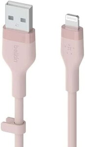 Belkin USB to CgjO VR P[u iPhone 14 / 13 / 12 / SE / 11 / XR Ή }[d ϋv MFiF 1[g BOOST CHARGEFlex CAA008bt1M