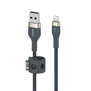 Belkin USB to CgjO ґgVR P[u iPhone 14 / 13 / 12 / SE / 11 / XR Ή }[d ϋv MFiF 1[g BOOST CHARGEFlex CAA010bt1M
