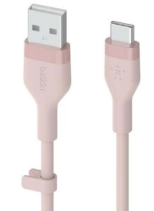 �y�����L���O1�ʊl���I�zBelkin USB-A to USB-C �V���R���P�[�u�� iPhone17�Ή� iPad mini/iPad Pro/iPad Air/Galaxy/Android�X�}�[�g�t�H���Ή� ���ϋv USB-IF�F�� 1���[�g�� BOOST CHARGE��Flex CAB008bt1M