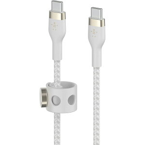 yLO1ʊlIzBelkin USB-C to USB-C ґgVR P[u iPhone 15/iPad mini/iPad Pro/iPad Air/Galaxy/AndroidX}[gtHE^ubgΉ }[d PDΉ ϋv 1[g BOOST CHARGEFlex C