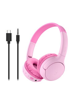 Belkin SoundForm? Mini 2 �q���p �L�b�Y�w�b�h�t�H�� ���C�����X�w�b�h�z�� �������L�Ή� �}�C�N���� ����85dB���� �ő�55���� Bluetooth �h�� �L���ڑ� 3.5mm�I�[�f�B�I�P�[�u���t�� AUD012