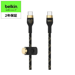 y~bL[tYzBelkin USB-C to USB-C ґgVR P[u MacBook/iPad mini/iPad Pro/iPad Air/Galaxy/AndroidX}[gtHΉ }[d PDΉ ϋv 2[g ubN BOOST CHARGEFlex CAB011qc2