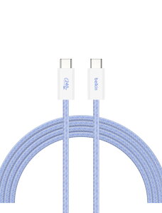 Belkin USB-C to USB-C P[u ϋviC }[d 240W PDΉiPhone 15/16/iPad/MacBook/Windowse/Galaxy/PixelȂAndoroide 1.5m 2{Zbg CAB019