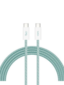 Belkin USB-C to USB-C P[u ϋviC }[d 240W PDΉiPhone 15/16/iPad/MacBook/Windowse/Galaxy/PixelȂAndoroide 1.5m 2{Zbg CAB019