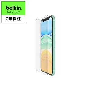 Belkin iPhone 11/XRp یKXtB KX(TemperedGlass) wh~ ^0.33mm ȒPtgCt F8W948zz-AM