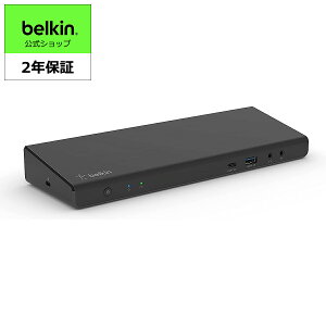 Belkin 15 in 1 USB-CgvfBXvChbN hbLOXe[V MacBook / MacBook Pro / iMac / iPad Pro / Windows 10 / Chromebook 4KgvfBXvCΉ USB-C PD 85W USB-CP[u(1m) & ACA_v^[t