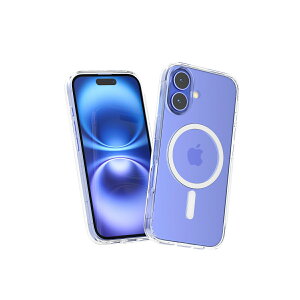 �yApple���F�zBelkin iPhone 16/16 Plus/16 Pro/16 Pro Max�p�N���A�P�[�X MagSafe/Qi2�Ή� �}�O�l�b�g���� ���^ ���ϏՌ� UV�ϐ� ���΂ݖh�~ MSA02