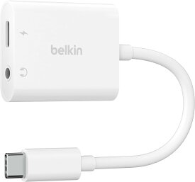 【ランキング1位獲得！】Belkin 3.5mmオーディオ + USB-C充電アダプター 60W急速充電 iPhone 15 / iPad Pro / iPad mini / iPad Air / Galaxy / Xperia / Pixel / LG / Huawei P 対応 NPA004bt