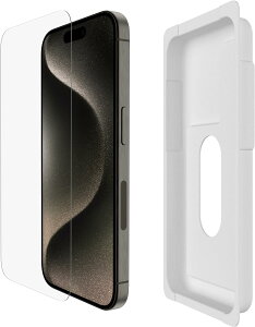 yAppleFKXtBzBelkin iPhone 15/15 Plus/15 Pro/15 Pro Maxp یKXtB KX {AGCɎq R 0.33mm ȒPtLbgt OVA13