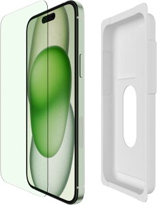 yAppleFKXtBzBelkin iPhone 15/15 Plus/15 Pro/15 Pro Maxp UltraGlass 2یKXtB u[CgJbg KX R 0.29mm ȒPtLbgt OVA13