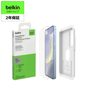 Belkin Galaxy S24+/25+ KXtB Galaxy S24+/S25+ wFؑΉ 9H KX ȒPtgCt OVB065fq