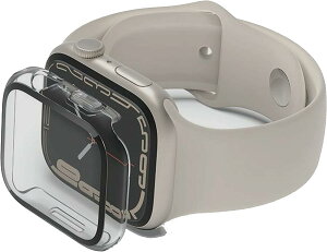 Belkin Apple Watch یP[X 41/40mm 45/44mm Series 9/8/7/6/5/4/SE/SE2 Ή R ȒPt 3DJ[uKX 0.33mm OVG00