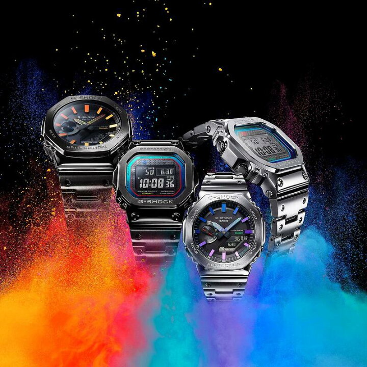 楽天市場】ジーショック g-shock カシオ 八角形 CASIO メタル  